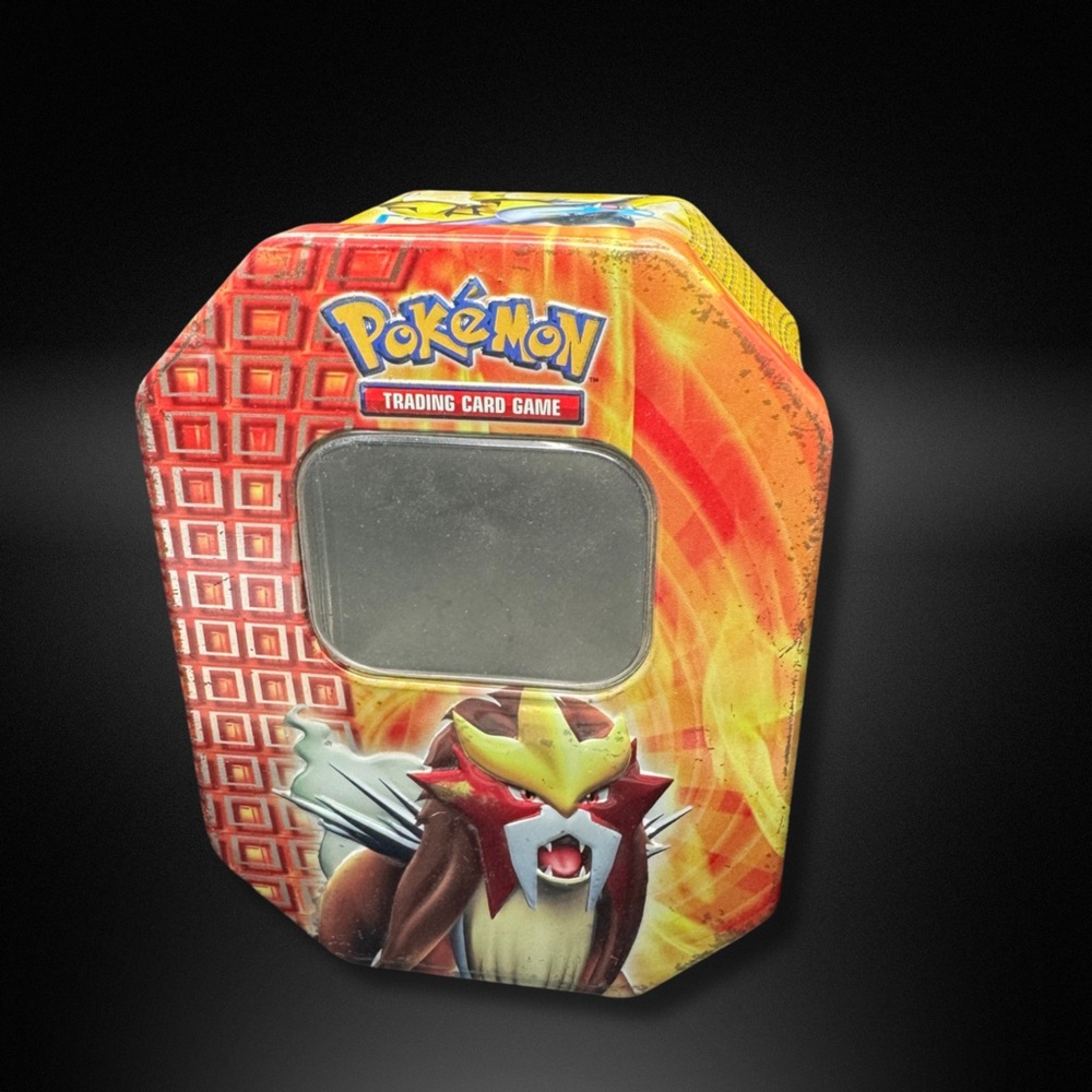 Entei HGSS21 Promo Tin [Cards Not Included] Pokemon HeartGold SoulSilver 2010